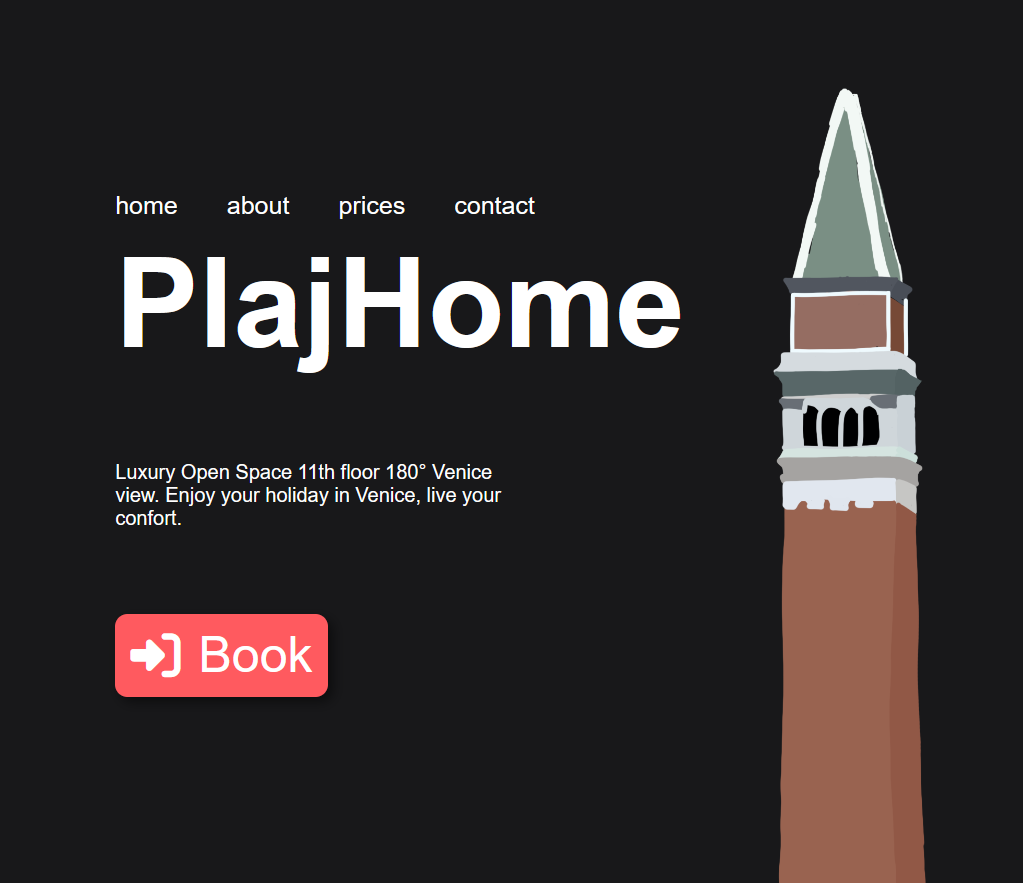 PlajHome website preview
