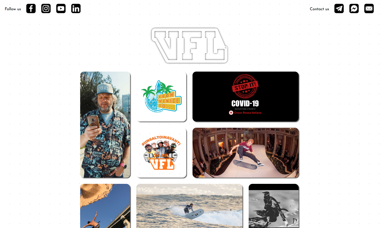 VFL's website preview